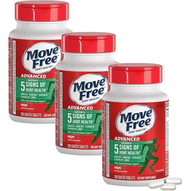 Move Free Advanced Joint Support Supplement - 3 Pack