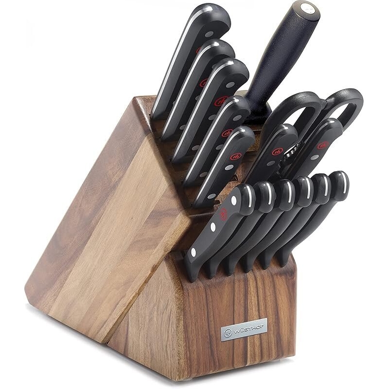Wusthof Gourmet 16-Piece Knife Block Set - Superior Quality & Value