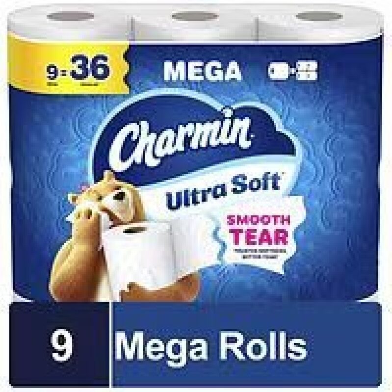 Charmin Ultra Soft Mega Rolls: 9ct Pack - Premium Comfort at Home