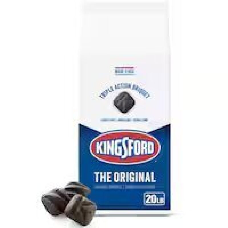 Kingsford 20lbs Original Smoker Charcoal Grilling Briquettes - Fast Lighting, Hot Burning, Long Lasting