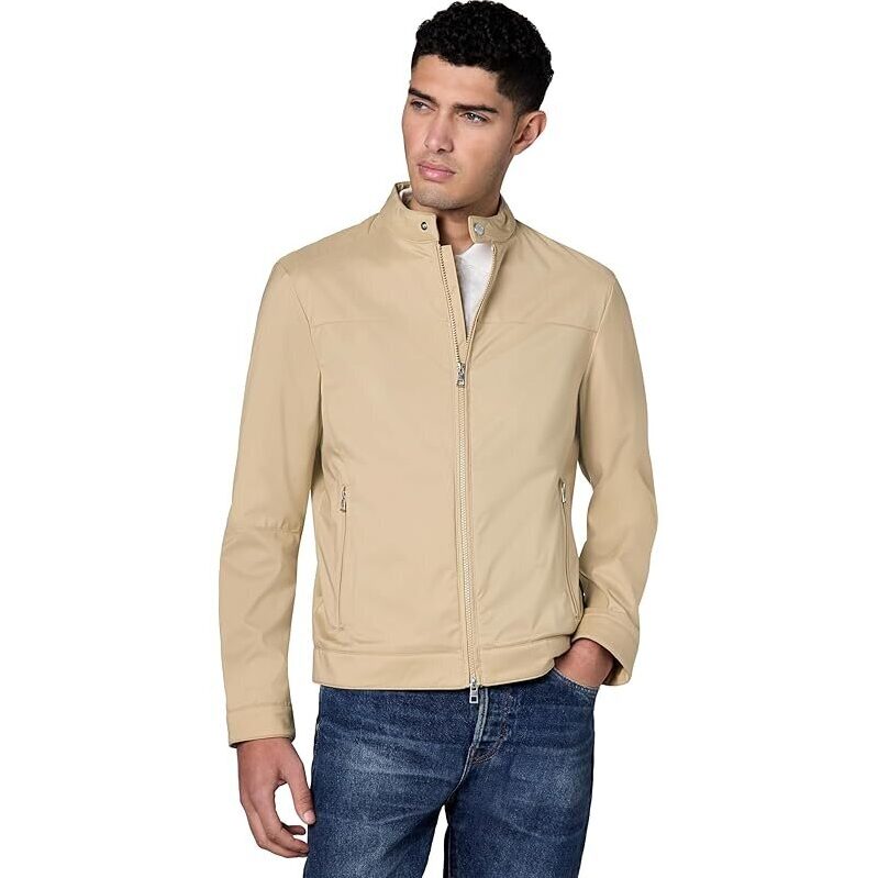 Michael Kors Men's Nylon Racer Jacket: Ultimate Season-Long Versatility