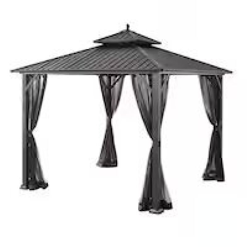 Hampton Bay 10x10-ft Holden Patio Hard Top Gazebo