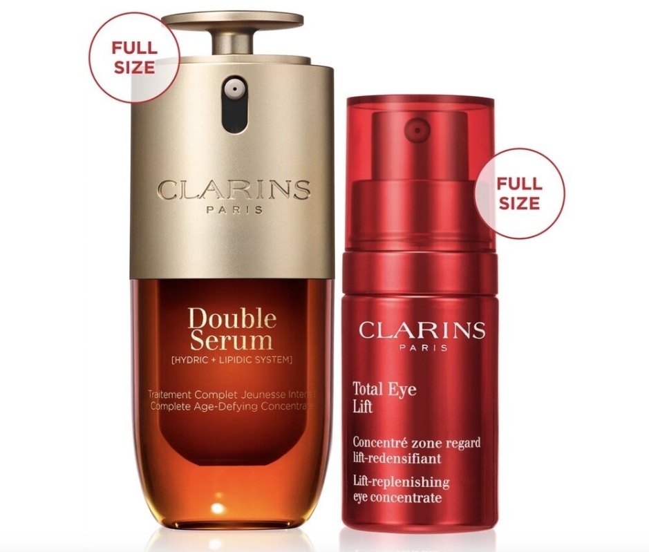 Clarins Double Serum & Total Eye Lift - Ultimate Skin Renewal