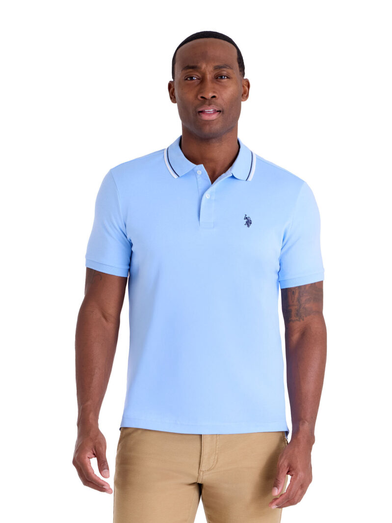 U.S. Polo Assn. Men's Classic Tipped Interlock Polo Shirt - Premium Quality & Style