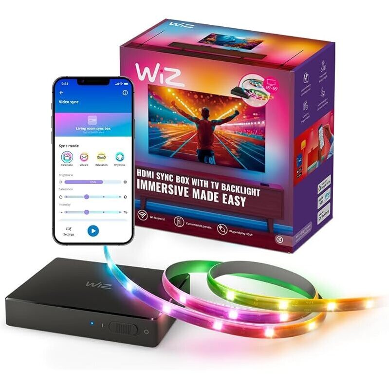 Enhance Your Viewing Experience with WiZ Connected HDMI Sync Box