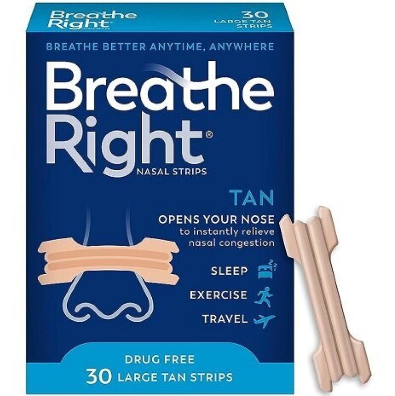 Breathe Right Nasal Strips - Effective Nasal Congestion Relief
