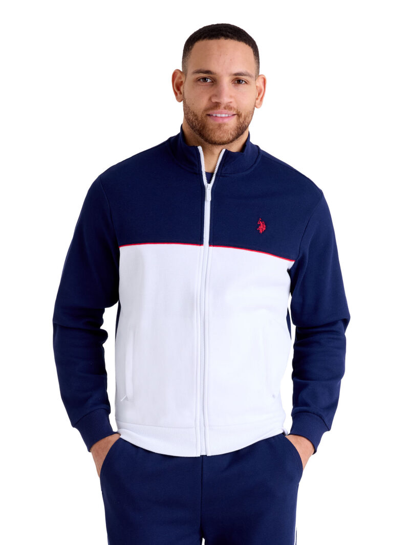 U.S. Polo Assn. Men's Modern Sport Colorblock Track Jacket - Ultimate Comfort and Style
