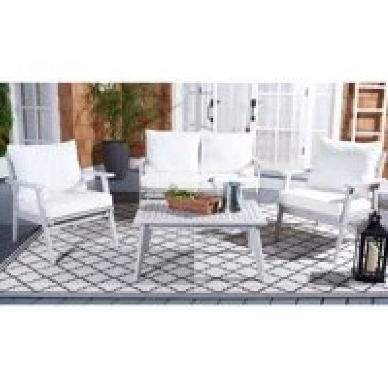 Acacia 4 Person Patio Conversation Set - Perfect for Outdoor Gatherings