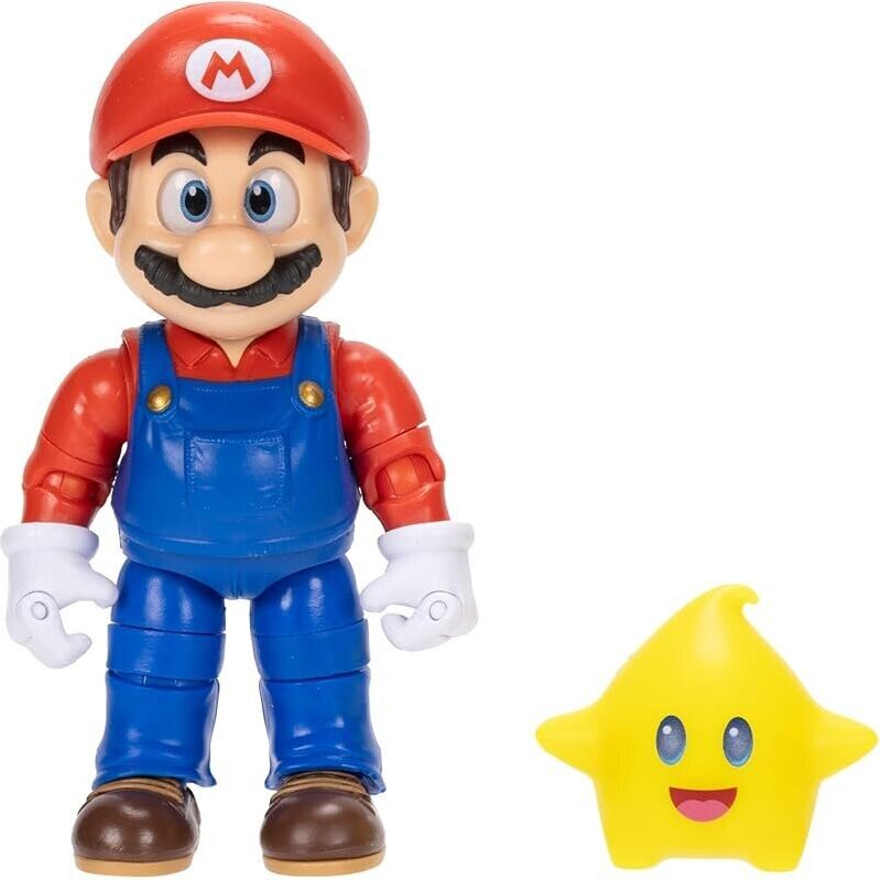 Super Mario Galaxy Movie 5-inch Action Figure - Mario with Star