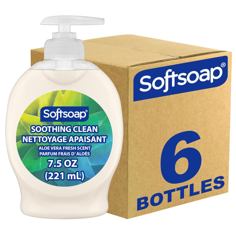 Affordable Softsoap Aloe Vera Hand Sanitizer 6-Pack Deal