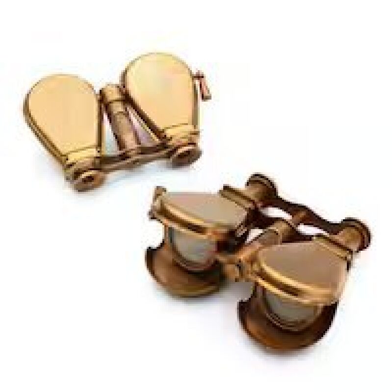 KINGS COUNTY TOOLS Brass Folding Binoculars - Compact & Elegant