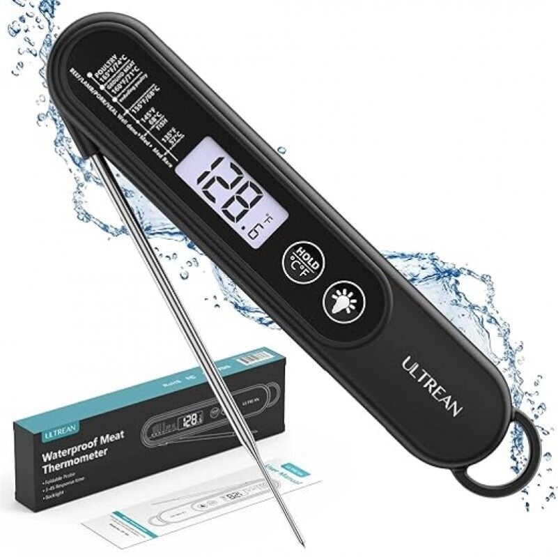Precision Cooking: Ultrean Digital Meat Thermometer for BBQ, Grill, Oven