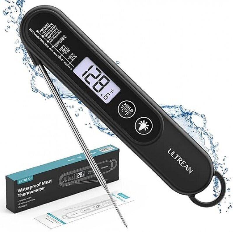 Precision Cooking: Ultrean Digital Meat Thermometer for BBQ, Grill, Oven