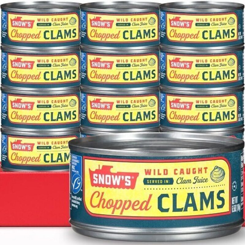 Snow's Wild Caught Chopped Clams - Fresh and Convenient