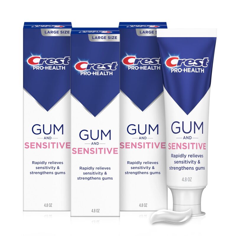 Buy 3pk Crest Sensitive and Gum Toothpaste 4.8oz Packs