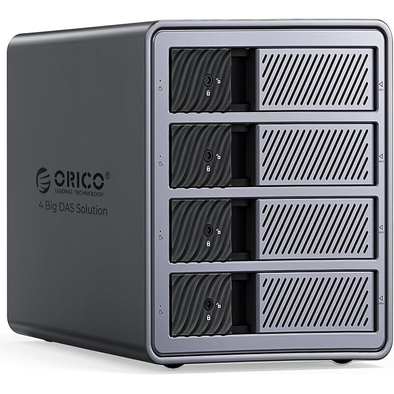 ORICO 4 Bay RAID Hard Drive Enclosure - Robust Data Security & Backup