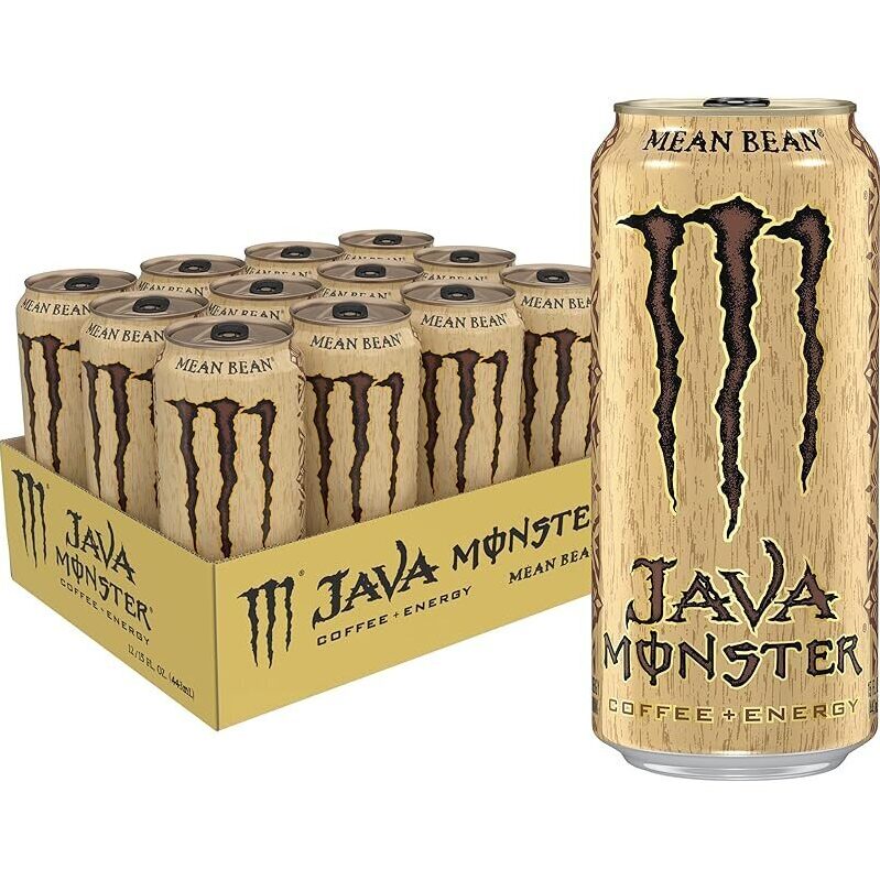 12-Pack Monster Energy Java Monster Mean Bean Coffee + Drink