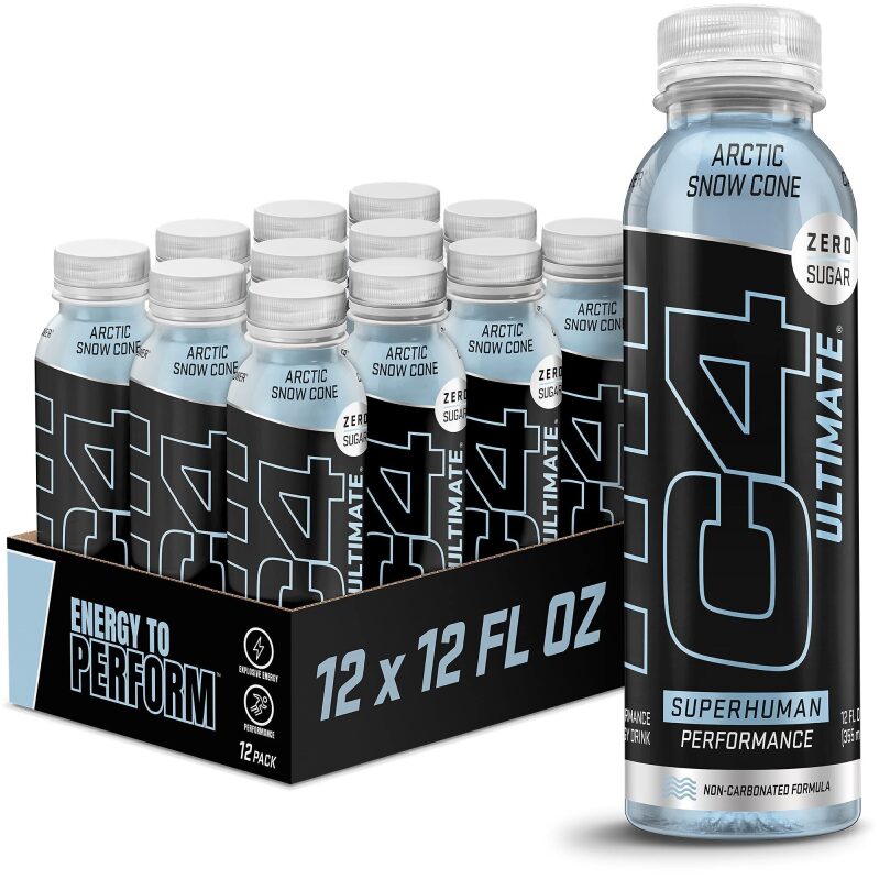 C4 Ultimate Non-Carbonated Zero Sugar Energy Drink 12-Pack