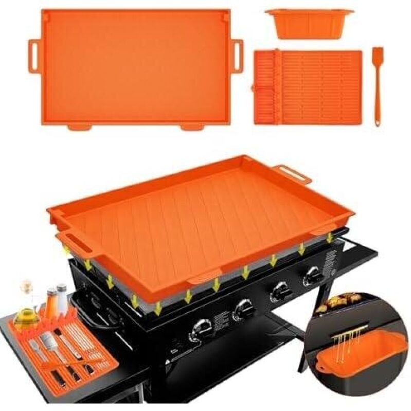 Upgrade Your Grilling Game with 40% Off on Silicone BBQ Tray Set