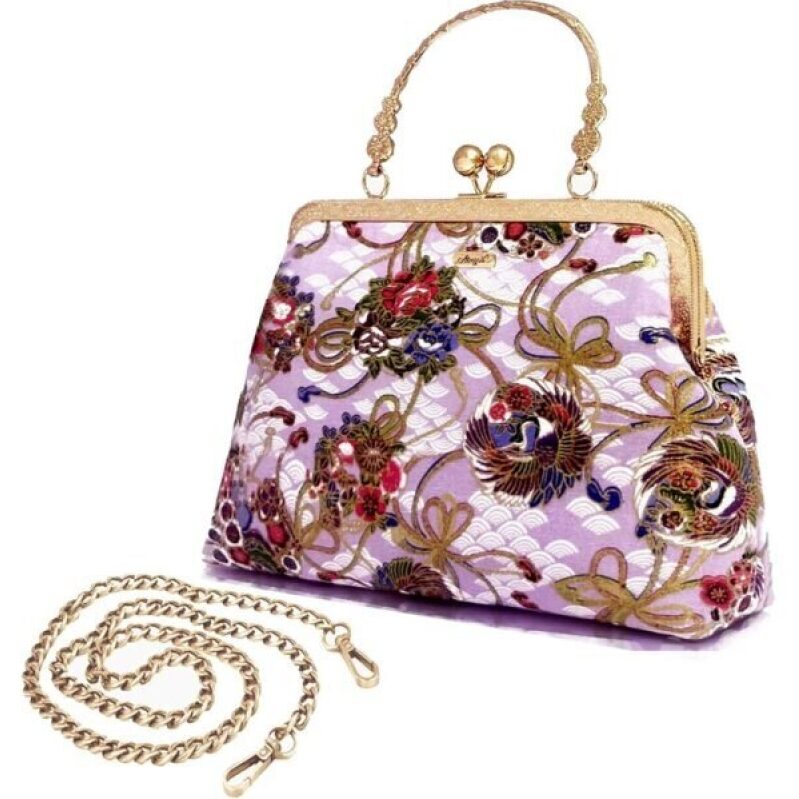 Elegant Purple Lace Vintage Clutch Handbag for Women - 50% Off