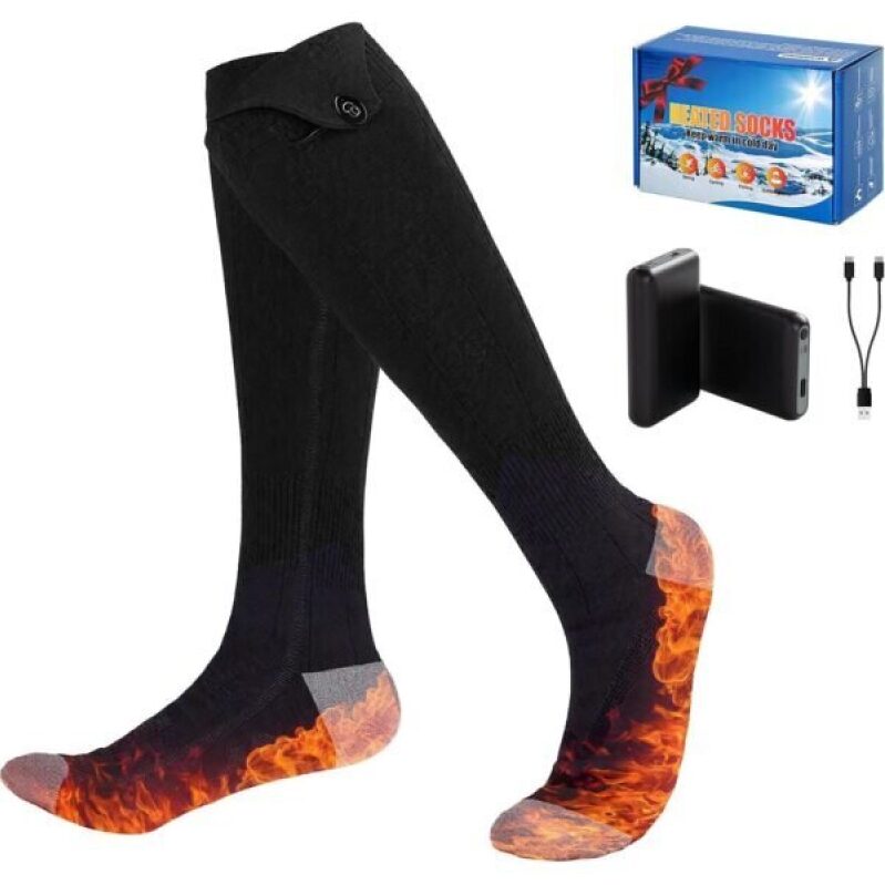 Heated Socks for Men and Women - Rechargeable, Comfortable, and Durable