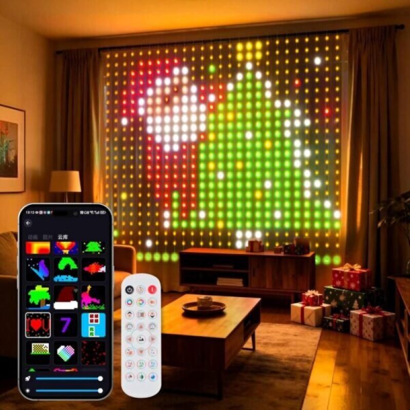 Smart LED Window Curtain Light with Remote - 40% Off