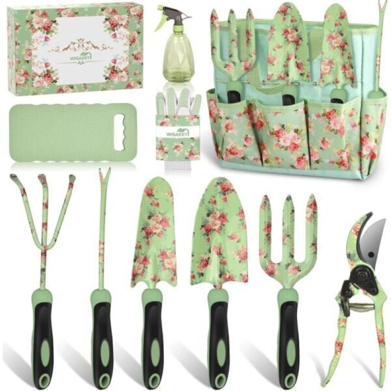 10-Piece Heavy Duty Garden Tool Set with Handles - 52% Off