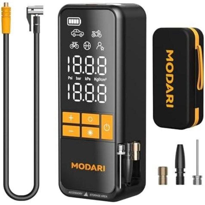 Modari Portable Tire Inflator - 160PSI, 62% OFF