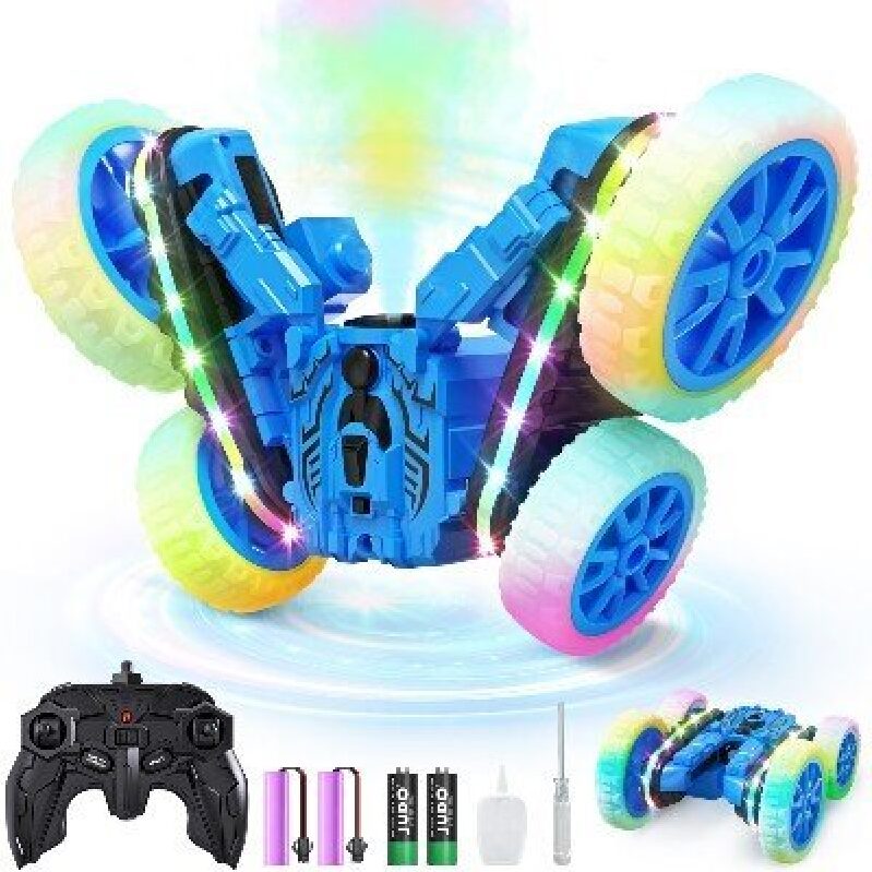 Jimdella Two-in-One Stunt Car with Remote Control - Perfect for Kids