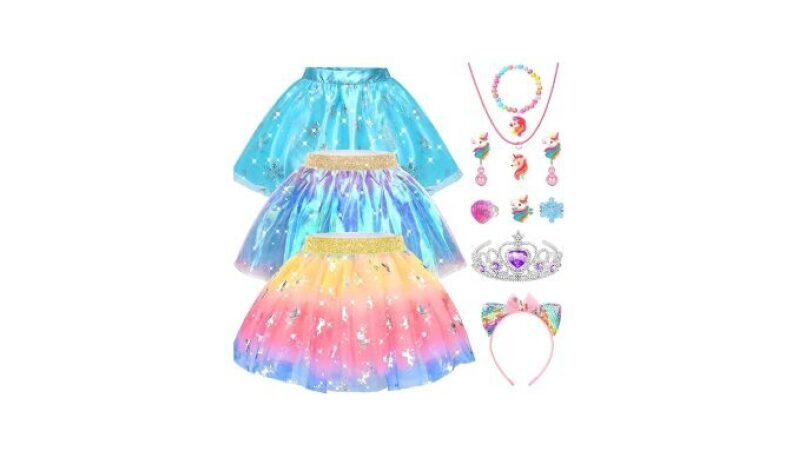 Magical Princess Dress Up Set for Girls - 15 Pieces