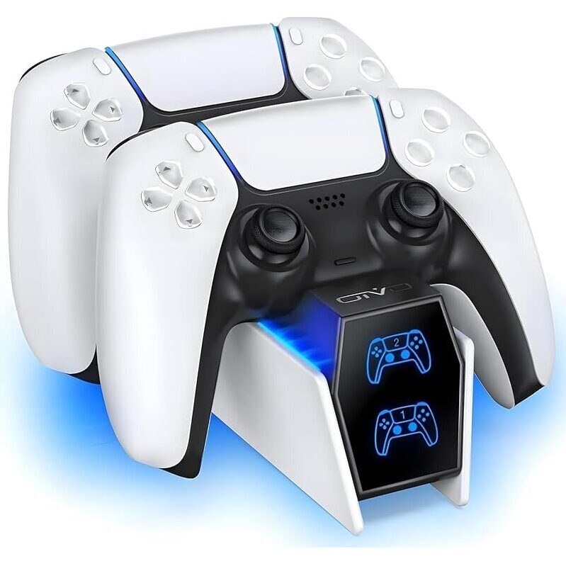 Dual PS5 Controller Charger - Efficient Charging for PS5 Controllers