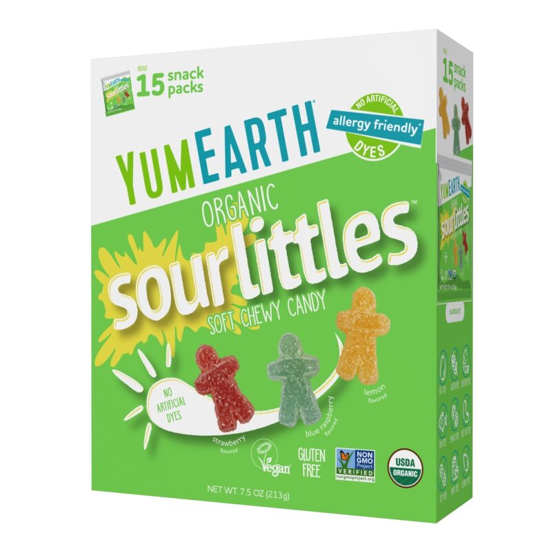 YumEarth Organic Sour Littles Chewy Candy - 15 Count