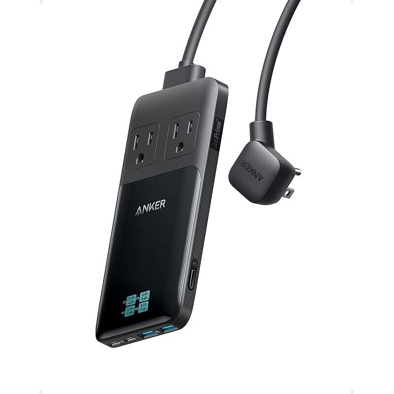 Anker Prime 140W 6-in-1 USB C Charging Station - Efficient Multi-Port Power Solution