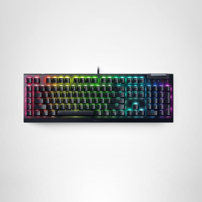 Razer BlackWidow V4 X Mechanical Gaming Keyboard - Ultimate Command Control