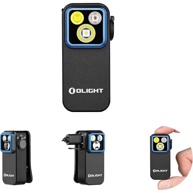 Olight Oclip Pro EDC Flashlight: Clip-on Light 500 Lumens