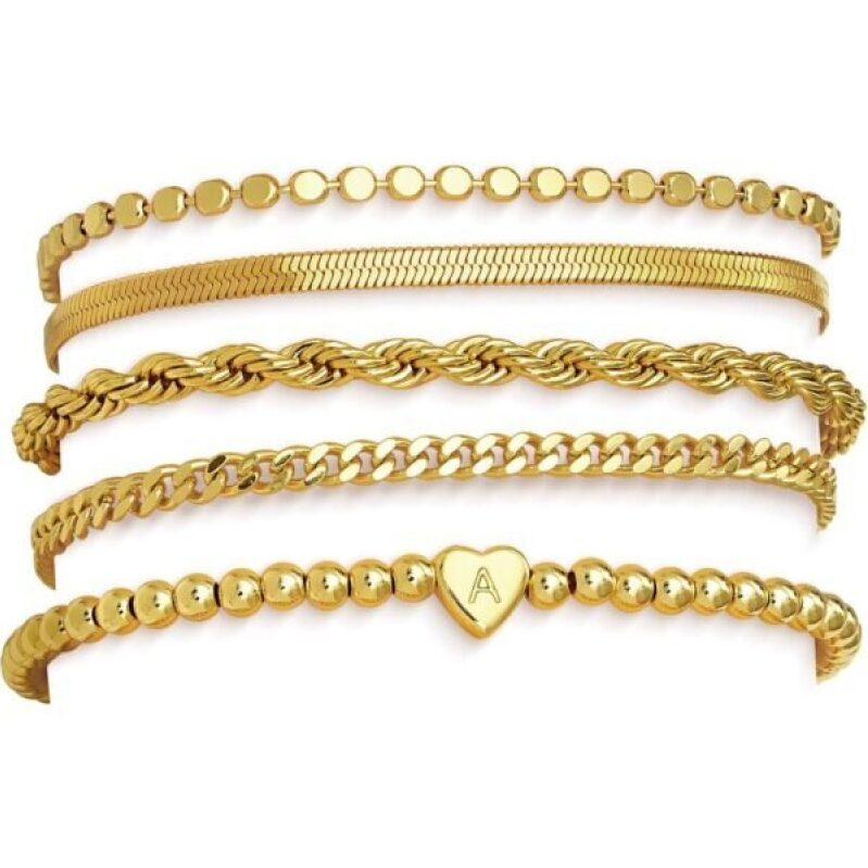 Affordable Gold Bracelet Set for Mother's Day - Up to 67% Off