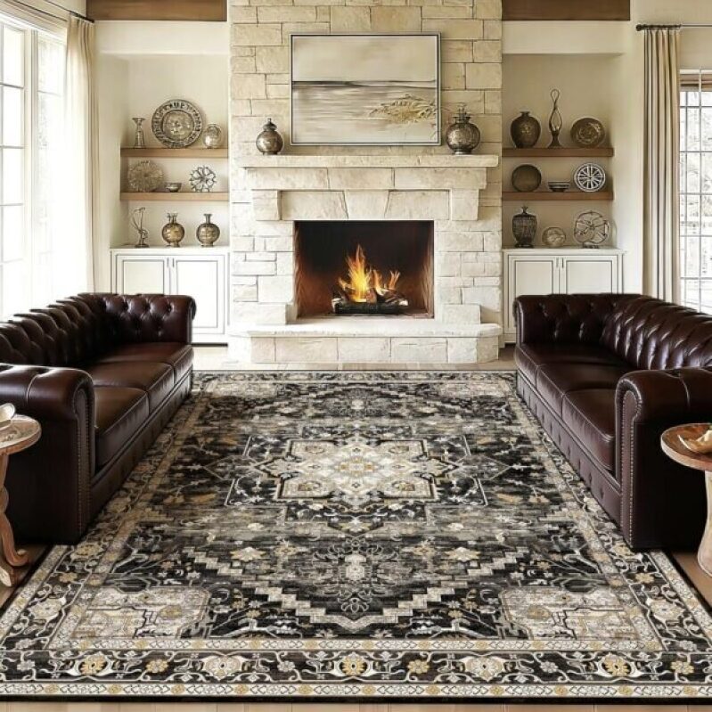 Elegant 6×19 Washable Living Room Rug - 50% Off