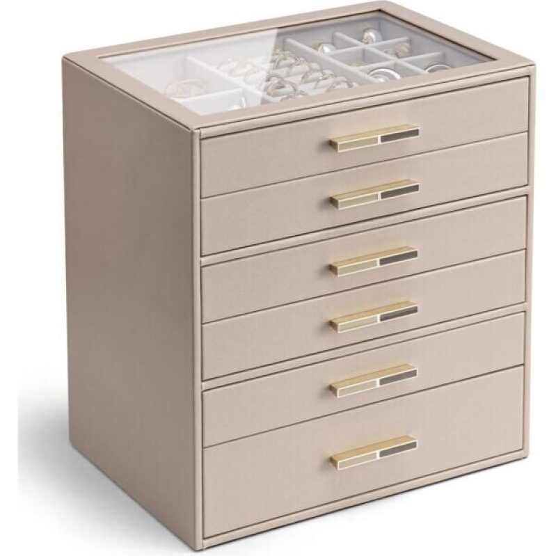 Elegant Six-Layer Jewelry Box - 35% Off