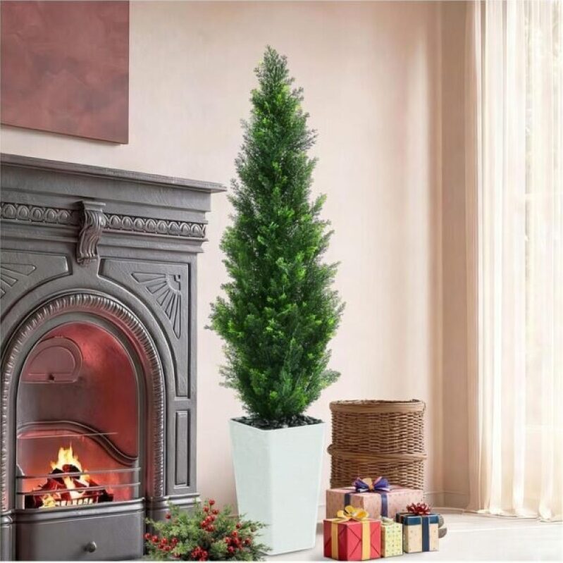 Elegant 5ft Artificial Cedar Tree - 50% Off