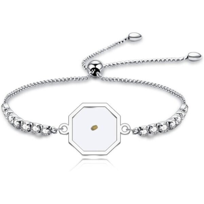 YLWJSP Silver Mustard Seed Bracelet -64% Off