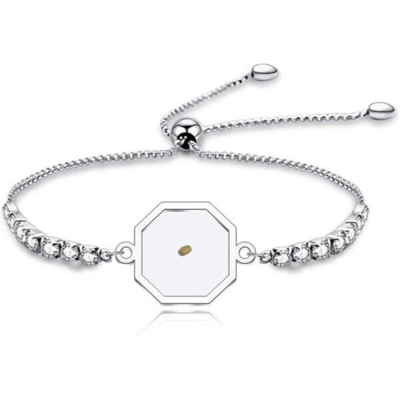 YLWJSP Silver Mustard Seed Bracelet -64% Off