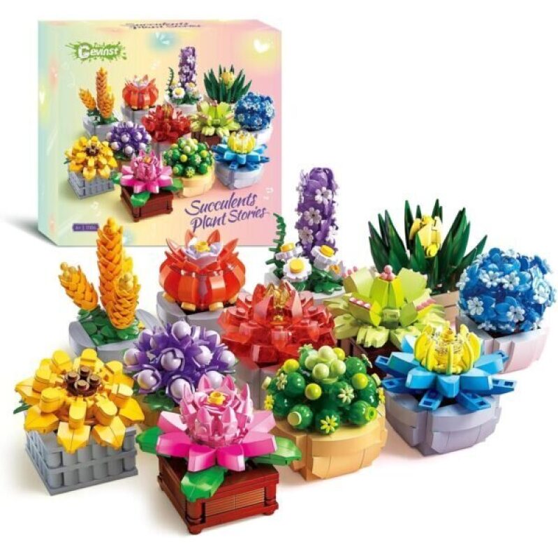 Cevinst Succulents Plant Stories - A Creative Building Kit with 44% Discount
