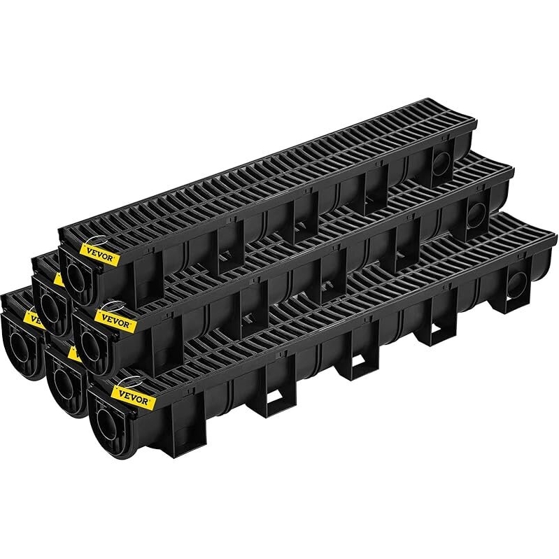 Efficient 3-Pack VEVOR Trench Drain System for Smart Water Management