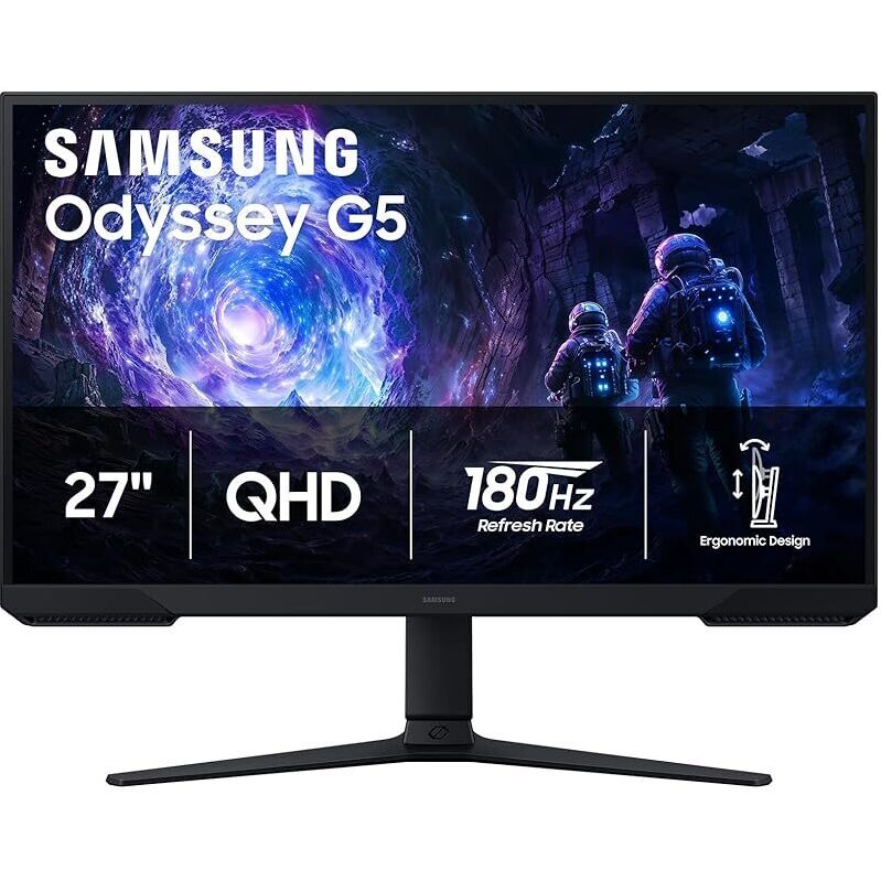 Experience Immersive Gaming with Samsung Odyssey G5 G51F QHD Monitor