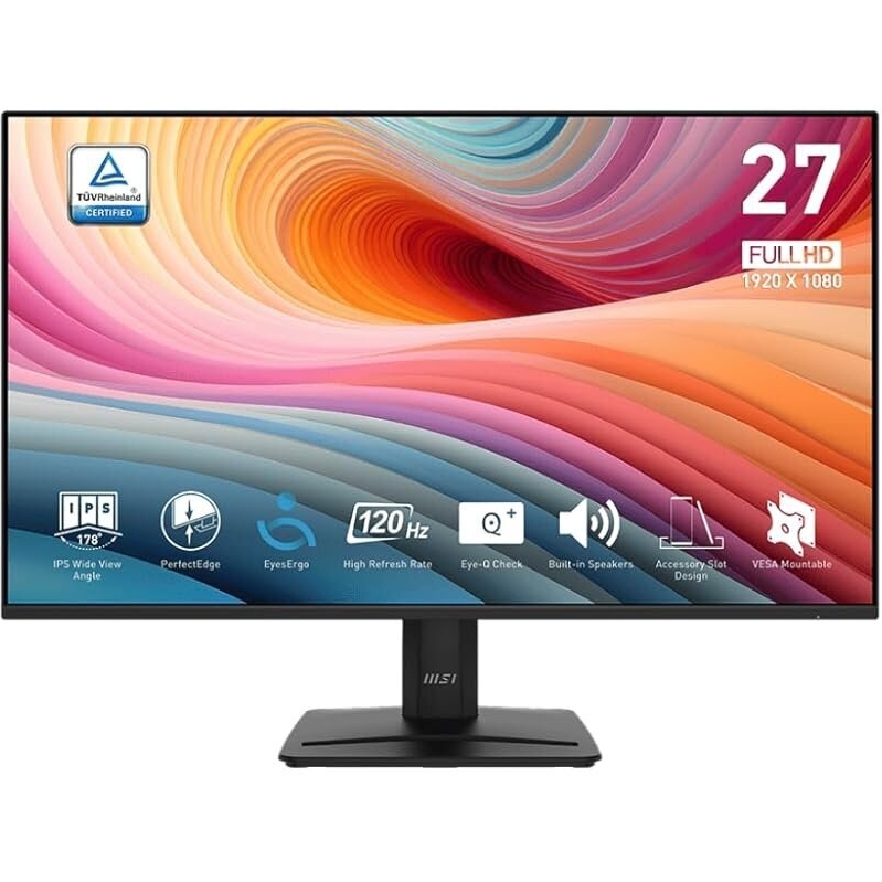 MSI PRO MP275 E2 27-inch FHD Monitor - Ideal for Programming & Coding