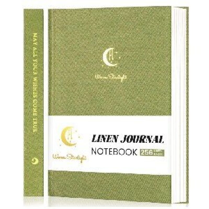 Premium Linen Journal Notebook with 256 Pages