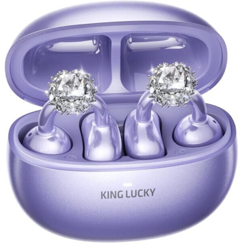 Kinglucky Jewel-Inspired Clip-On Earphones - 63% Off