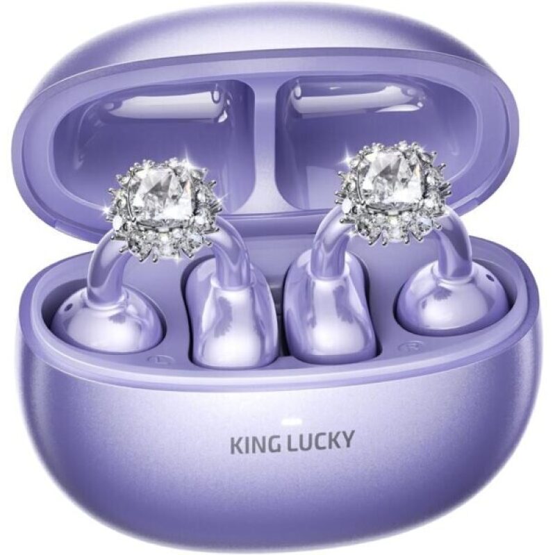 Kinglucky Jewel-Inspired Clip-On Earphones - 63% Off