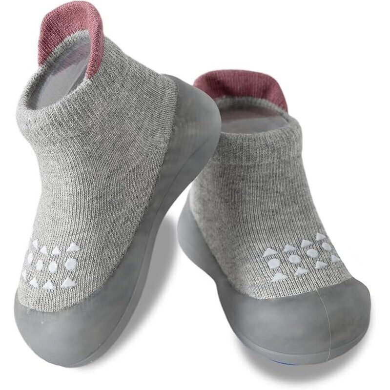 Hstyle Baby Sock Shoes - Soft Rubber Sole Sneakers for Toddlers
