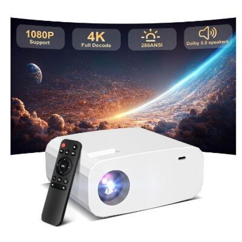 Experience Cinematic Quality with P7 Pro Smart Projector